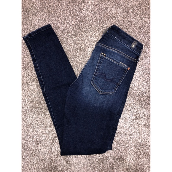 7 For All Mankind Gwenevere Skinny Jean - Picture 1 of 4